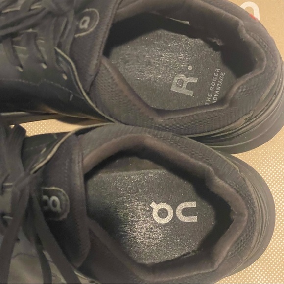 On Running Roger Advantage Size 12 Men’s All Black - Picture 5 of 11